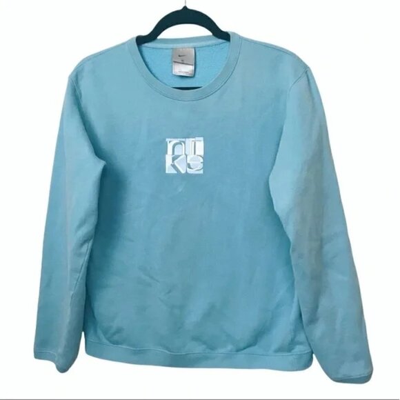 Nike Tops - Nike Blue Logo Pullover Sweatshirt